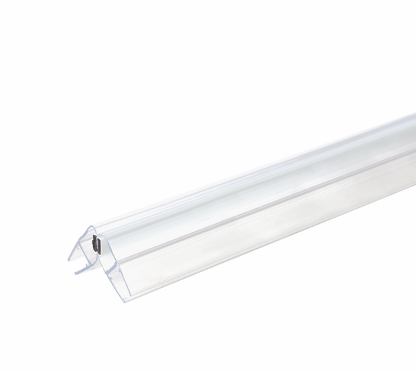 Shower door seal with magnet 90° for single-action doors