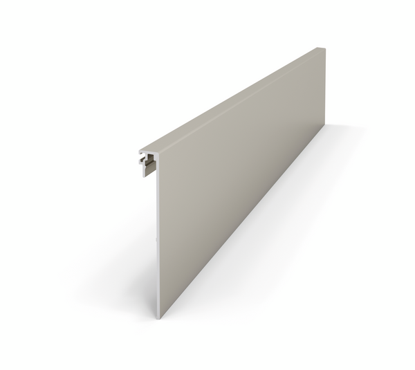VetroMount® Slim side cover profile, for floor profile