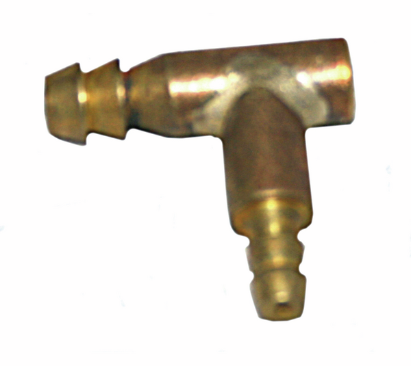 Angle connector for hose with inner diameter 5.6 mm / 6.3 mm