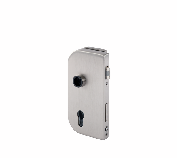 Olis glass door lock, profile cylinder