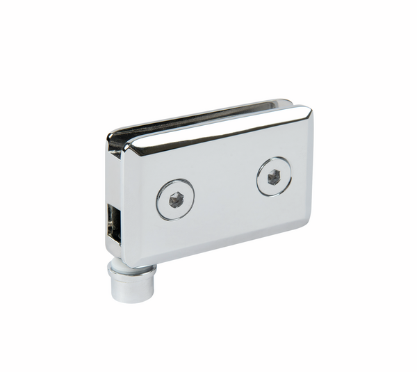 Furniture corner hinge Vitreasy 006, glass-wood