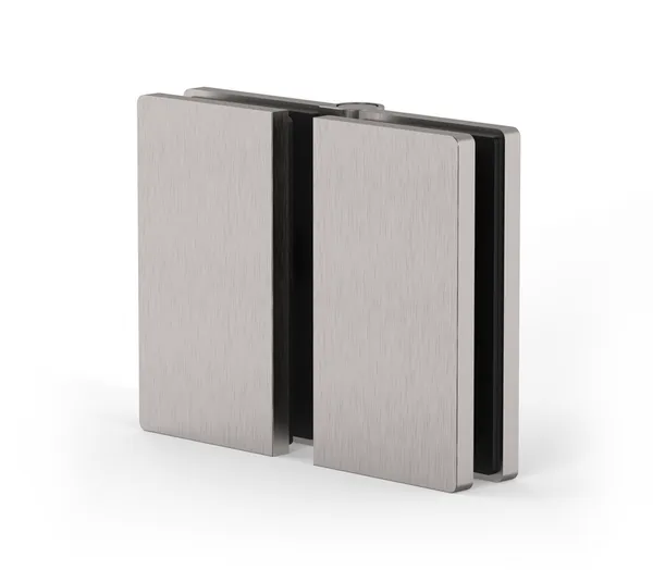 Adjustable angle connector, glass-glass/wall 45-180°