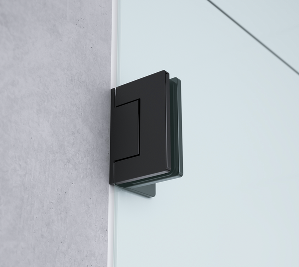Shower door hinge Santos, glass-wall 90°
