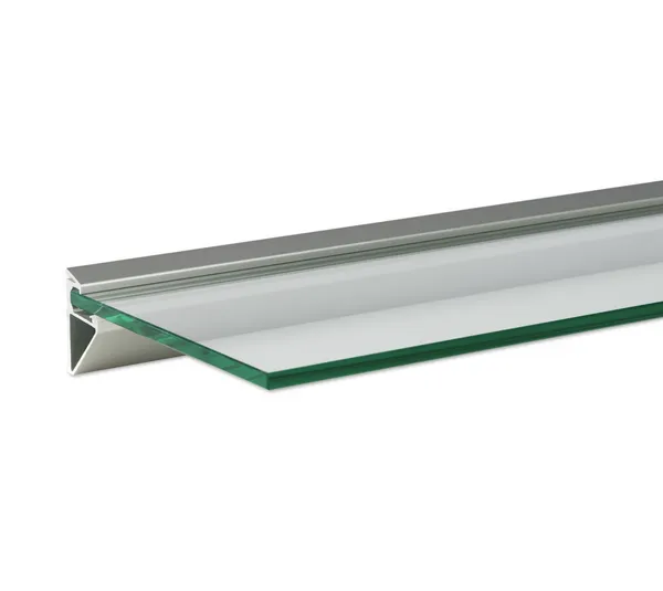 Glass shelf support profile 