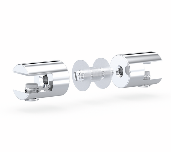 Soporte para estante de vidrio