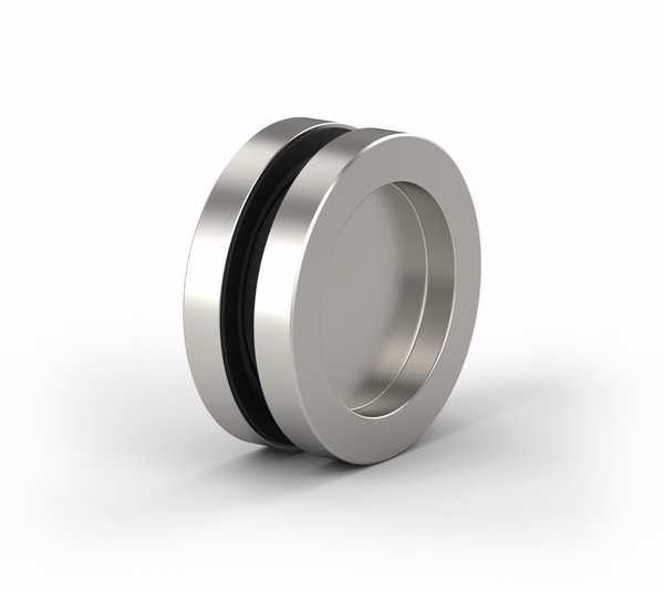 Round shell handle, closed