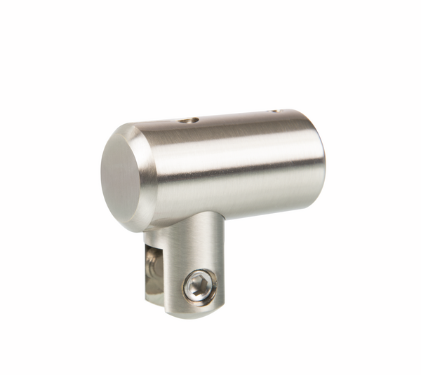 Conector para vidrio, Round 19, como pieza final