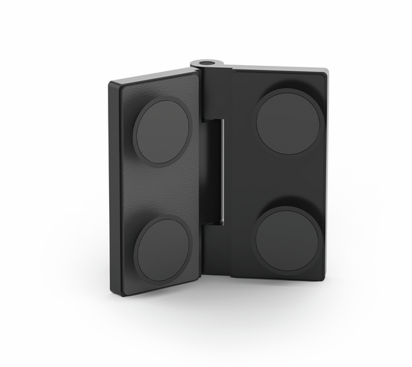 Paumelle de douche Madrid FM, verre-verre 135-180°