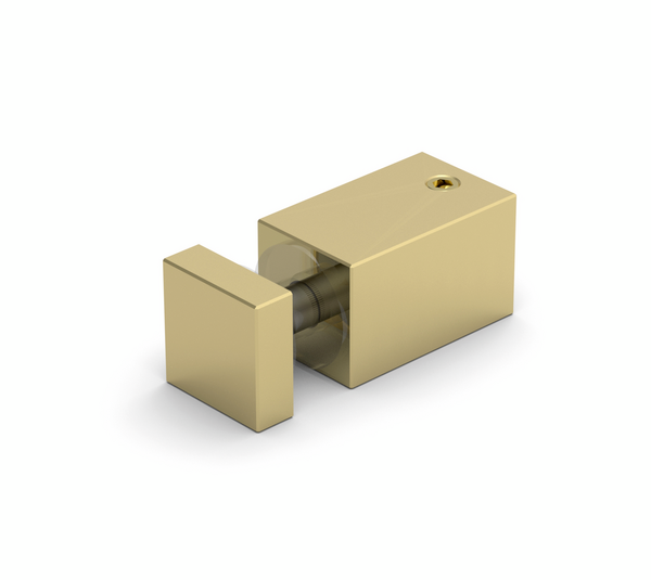 Glass connector Square 12, for drilled glass