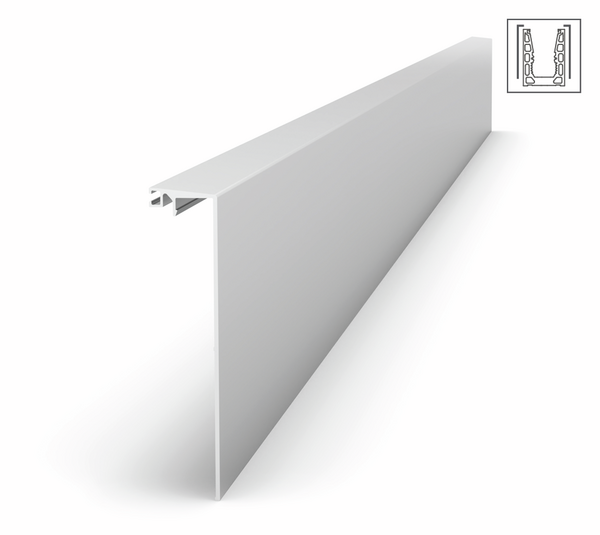 VetroMount® Heavy Duty Abdeckprofil seitlich