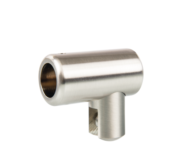 Conector para vidrio, Round 19, como pieza final