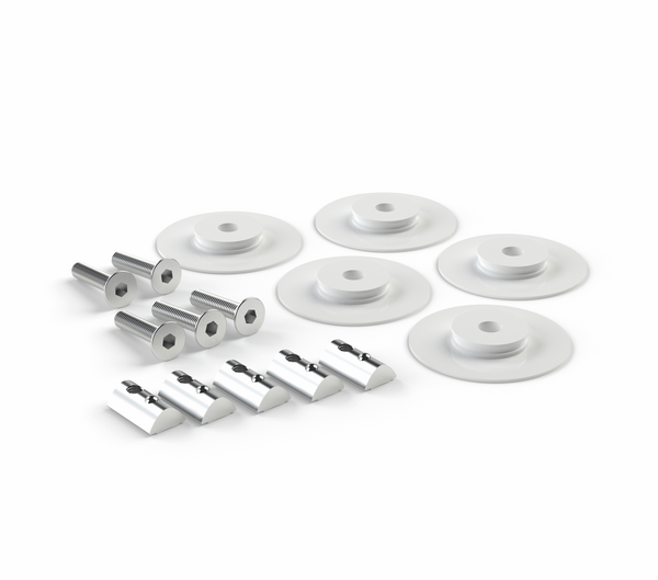 MasterTrack® FT accessory set wall spacer/glass mounting profile