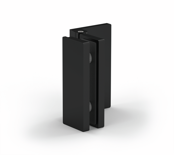 Madrid shower door hinge, glass-wall 90°, opening inwards
