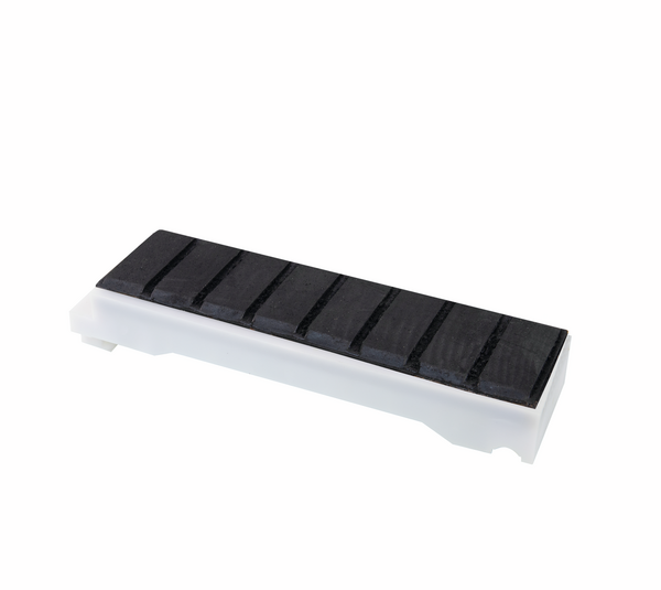 Plastic pad complete for rear transport chain