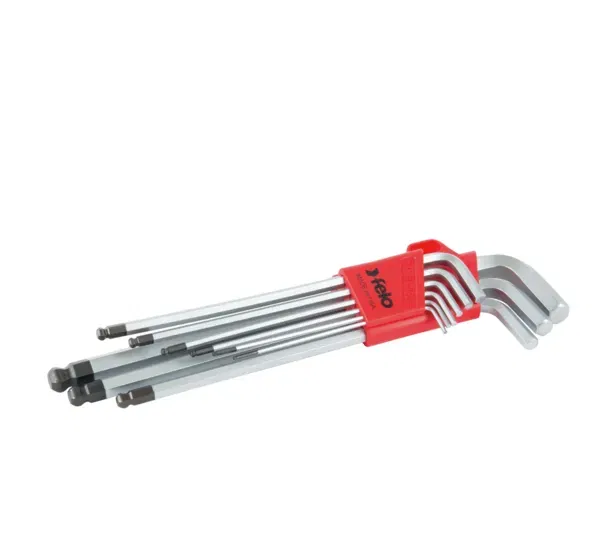 Set chiavi a brugola extra lunghe 9 pezzi