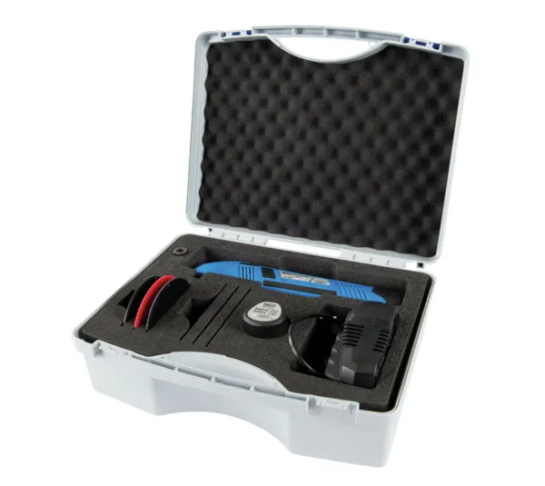 Cordless angle grinder set