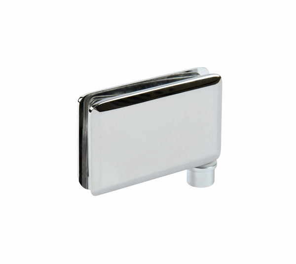 Furniture corner hinge Vitreasy 006, glass-wood