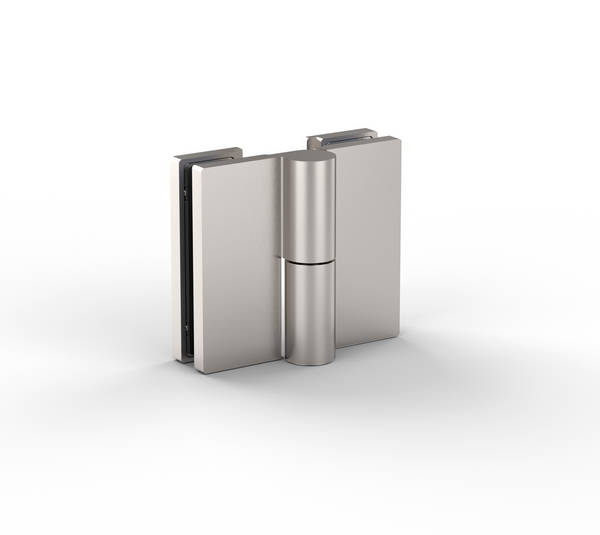 Bisagra para puerta de ducha Arta, cristal-cristal 135° - 180°