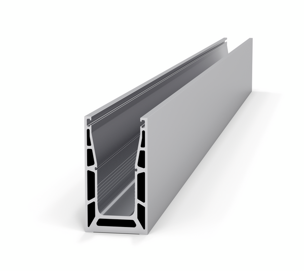 VetroMount® Slim Floor Profile U 0.5 kN