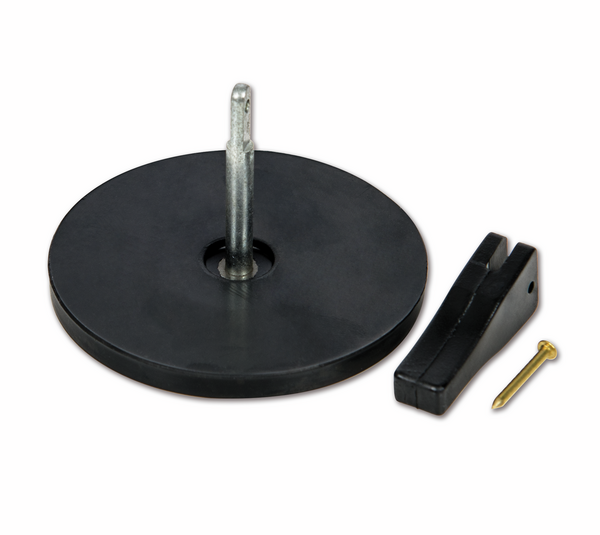 Rubber pad Ø 55 mm with toggle lever
