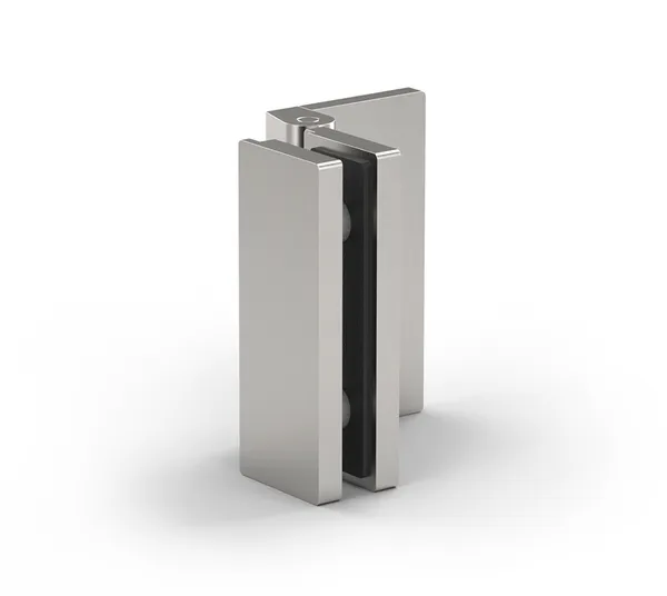 Madrid shower door hinge, glass-wall 90°, opening inwards