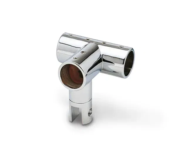 Three-point connector Round 19, with glass connector