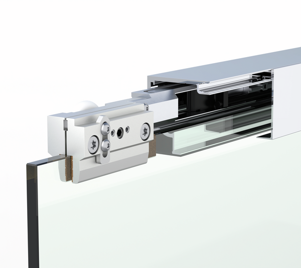 MasterTrack® ST sliding door set recess shower