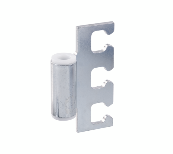 Pivot pour paumelle de porte en verre en 3 parties