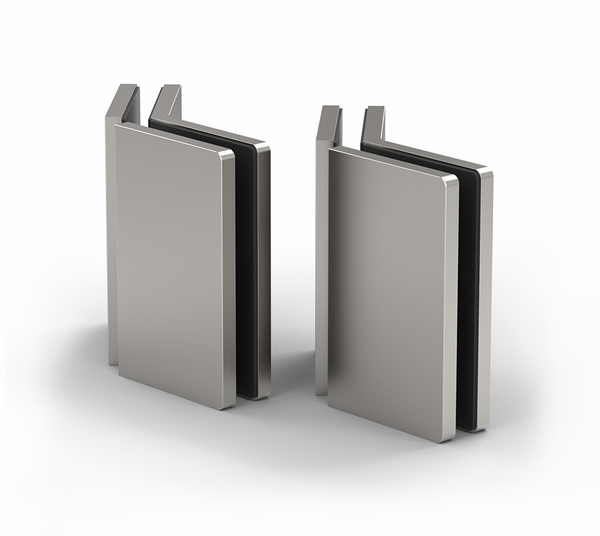 Connettore angolare Santos, vetro-vetro 135°