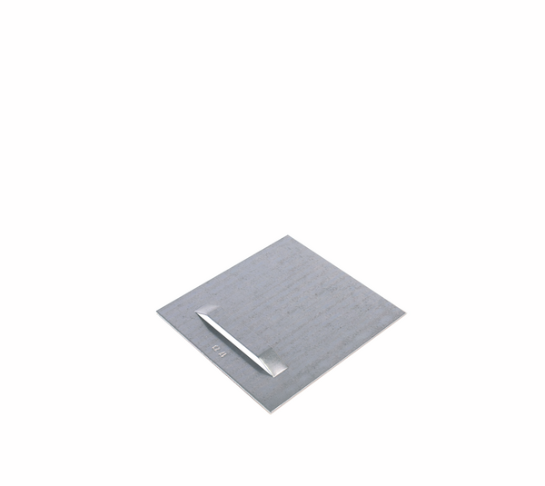 Spiegelblech mit einer Öse, selbstklebend, Pack mit 10 Stück