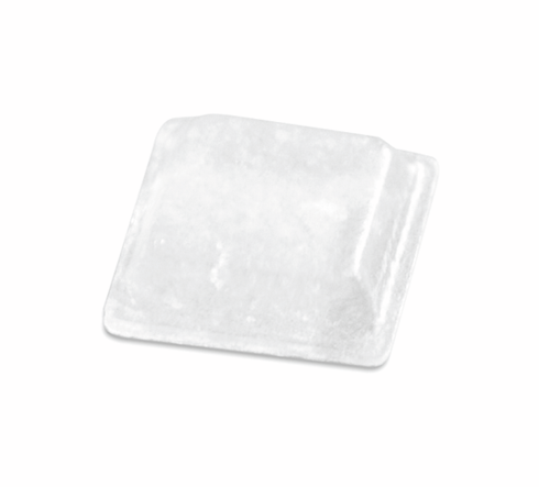 Resilient elastic pads, square