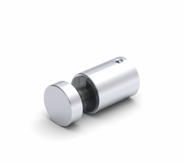 Glass connector Round 12, for drilled glass