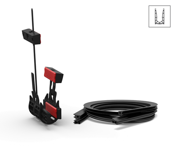 Set de montage VetroMount®, sans profilé de recouvrement