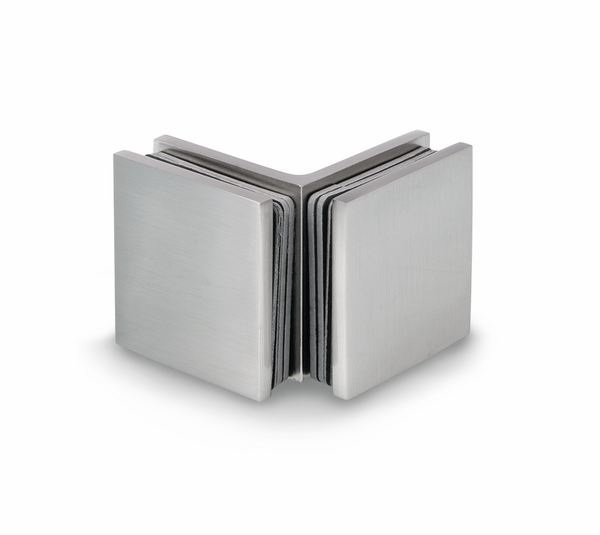 Bilbao Select angle connector, glass-glass 90°