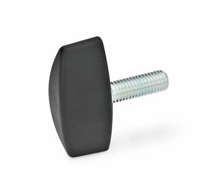 Elesa szárnyascsavar Ø=40 mm, M8-as menet, 16 mm-es menethosszúság