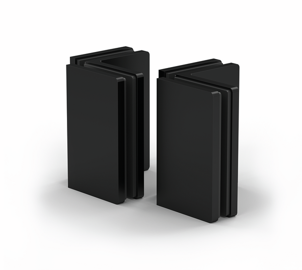 Santos angle connector, glass-glass 90°