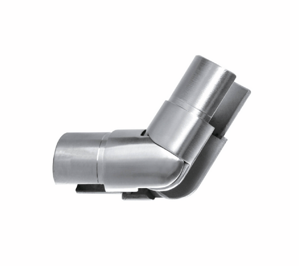 Connector adjustable angle ø 42.4 mm, open, upward