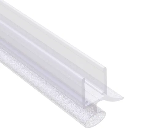 Zuhanyajtó tömítés vízterelővel és alsó vízvetővel