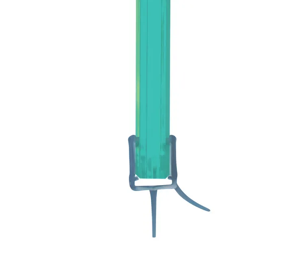 Duschtürdichtung mit unterer Dichtlippe und Wasserabweiser