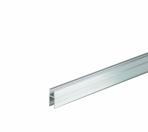 Aqua / Aqua light door connection profile for fixed glazing, 8 mm