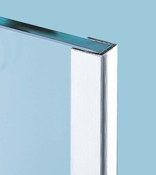 Edging channel, 6 mm glass