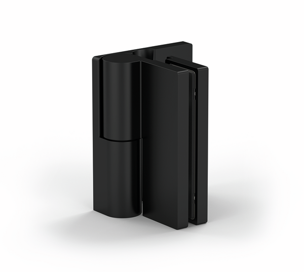 Paumelle pour porte de douche Arta, verre-mur 90°