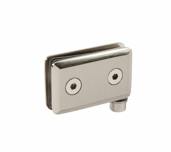 Furniture corner hinge Vitreasy 006, glass-wood