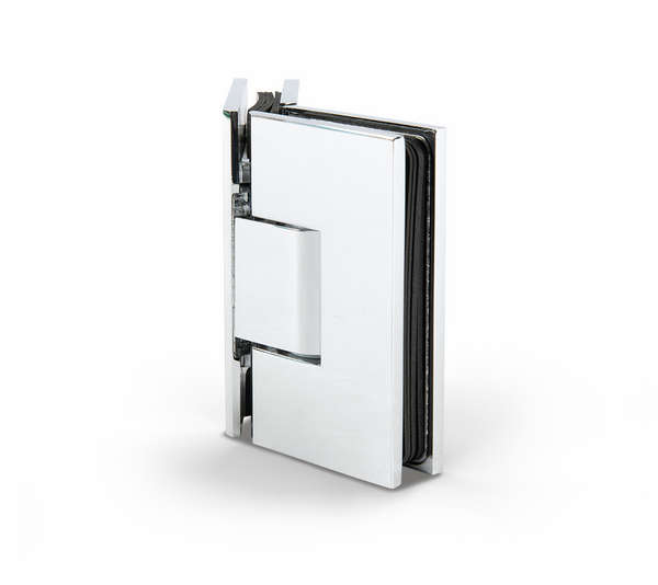 Bilbao Select shower door hinge, glass-glass 135°