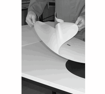 Rubber magnetic disc Ø 600 mm