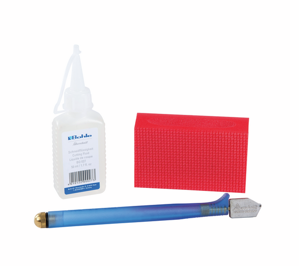 Glass cutting set