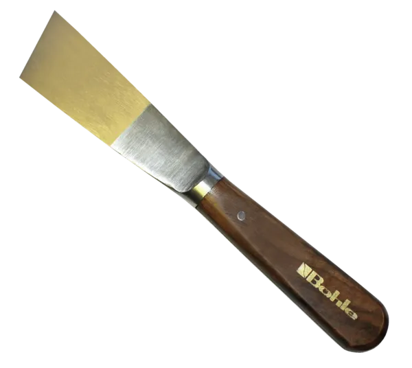 Putty knife, skew stiff blade