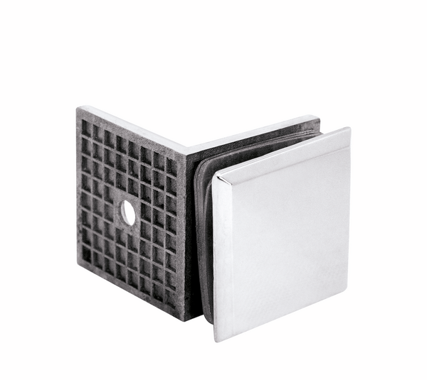 Barcelona corner clamp, glass-wall 90°