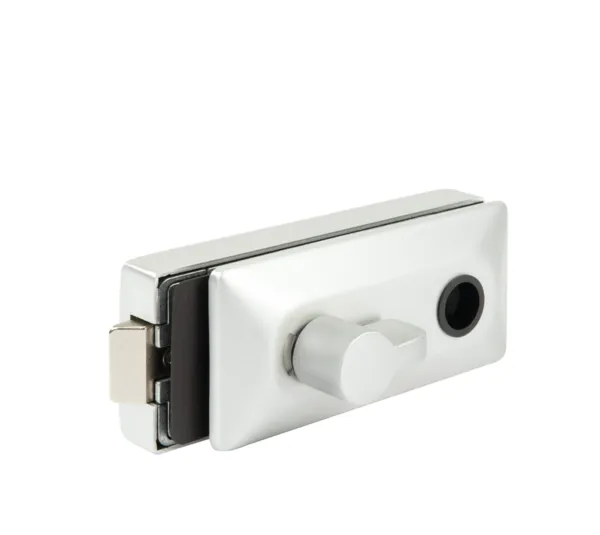 Estudio puerta de cristal con cerradura WC 