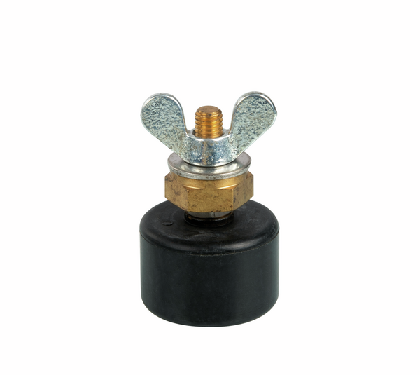 Horizontale Anschlagrolle mit Flügelmutter